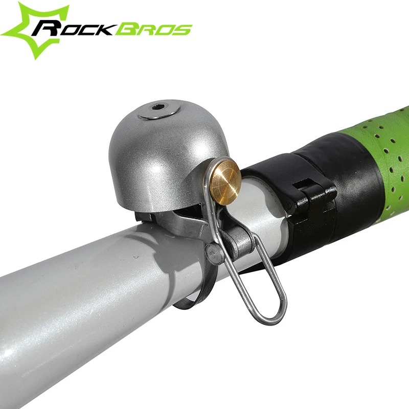 RockBros Cycling Bike Handlebar Ring Stainless Steel Bell Horn Classical Bell - Image 3 of 4