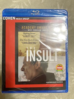 The Insult (Blu-ray Movie Disc 2018) Kamel El Basha Foreign Film Adel Karam  NEW