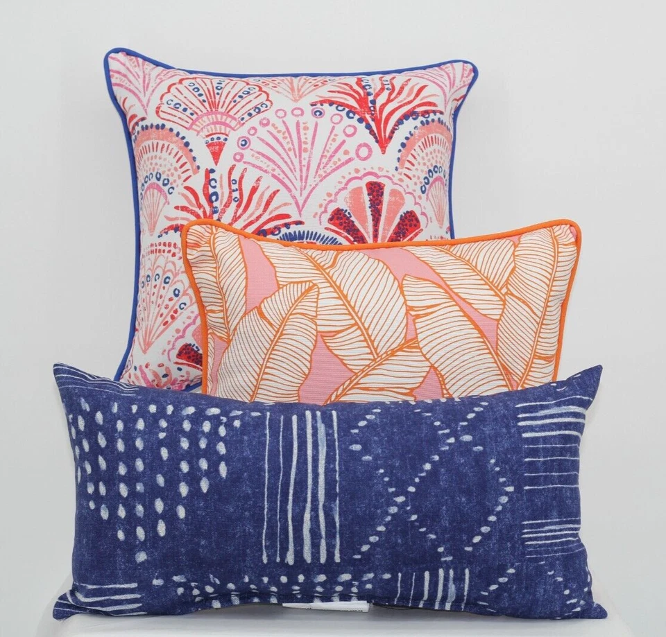 allen + roth 16" Paisley Coral Springs Square Throw Pillow - Image 3 of 3