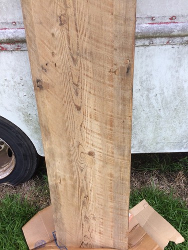 Antique Reclaimed Pine Mantel/bench Coffee Table Top Slab - Picture 6 of 12