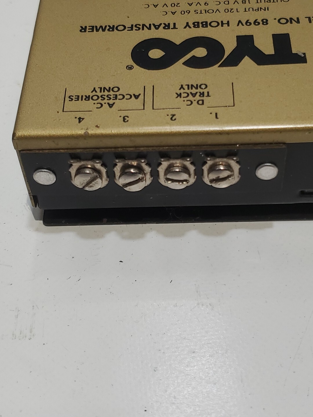 Vintage Tyco HO Train Power Pack Transformer Model 899V eBay