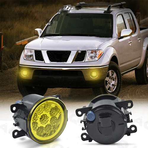 Par de luces antiniebla amarillas LED de conducción aptas para 2016 2017 2018 2019 2020 2021 Honda Civic - Imagen 10 de 14