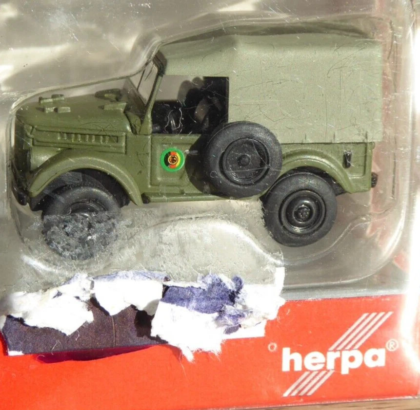 Herpa 700559 TT Games Max 2 x Jeep GAZ 69 NVA DDR 1:120 Época 3/4 Tropas Fronterizas Foto 3 de 4