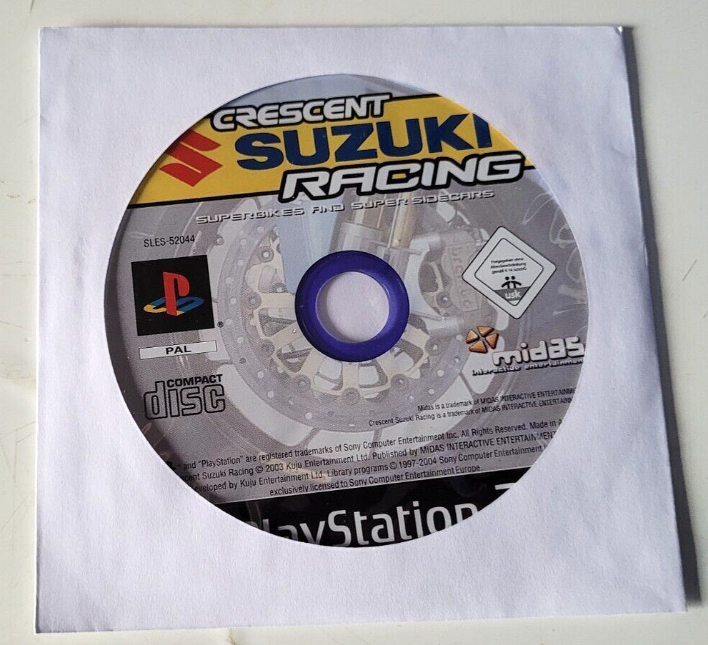 **CD Seul** - Crescent Suzuki Racing - PlayStation 2 PS2 - PAL