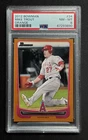 2012 Bowman #34 Mike Trout Orange /250 PSA 8