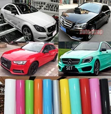Auto Ultra Glossy Vinyl For Whole Car Wrap Gloss Film Sticker Sheet Bubble Free
