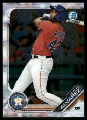 #ad 2019 Bowman #BCP 123 Yordan Alvarez Chrome Prospects $1.99