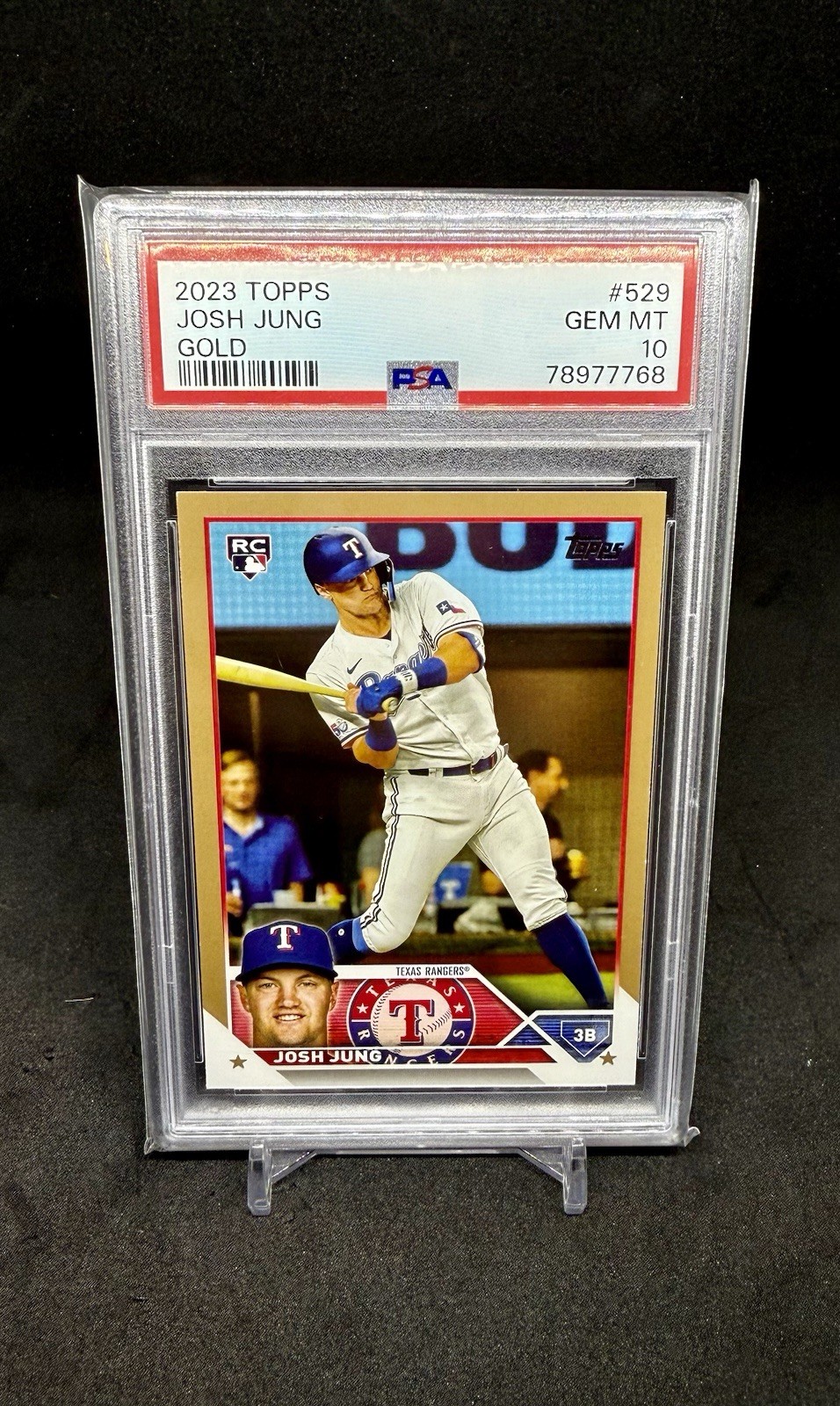 2023 Topps Series 2 - Josh Jung #529 Gold /2023 PSA 10 (RC)