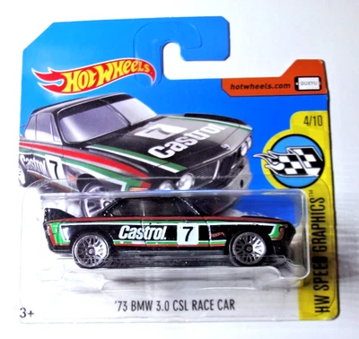 Hot Wheels - '73 BMW 3.0 Csl Course Voiture - Castrol - Hw Vitesse Graphics 2017 - Photo 1/2