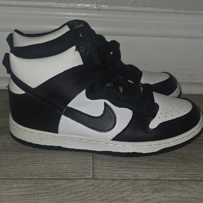 Nike Dunk High Black White DD1869-103 High-Top Athletic Sneakers Leather Men's