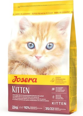 JOSERA Kitten, Kitten | Premium Trockenfutter für heranwachsende Katzen - 2 kg