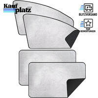 Sonnenschutz Auto Seitenscheibe Magnetisch Uv-Schutz Fenster Verdunkelung Silber
