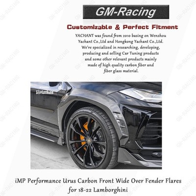iMP Performance Urus Carbon Front Wide Over Fender Flares for 18-22 Lamborghini