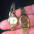 Seiko Vintage Women's Oval Brown Dial Gold-Tone Bracelet Manual Dress Watch