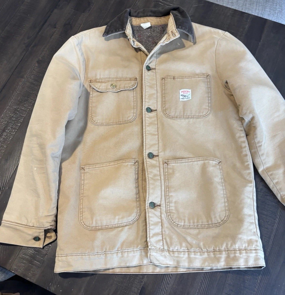 Vintage Pointer Brand Jacket Chore Field Ranch Bl… - image 1