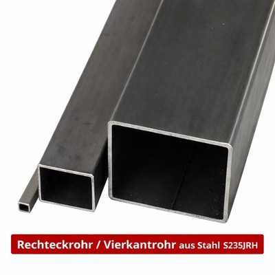 Vierkantrohr Quadratrohr Stahl Hohlprofil St37 S235   500, 1000, 1500