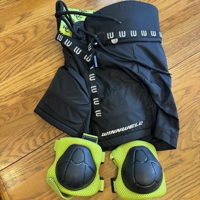 WINNWELL Youth Small Ice Hockey Pants, Inline Hockey Shorts
