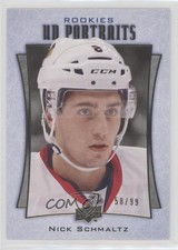 2016-17 Upper Deck UD Portraits Rookie Gold Foil 59/99 Nick Schmaltz #P-67 g6u