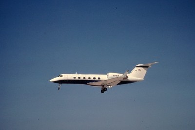 Dia N88GA Gulfstream G-IV 35mm gerahmt OP-L10-27