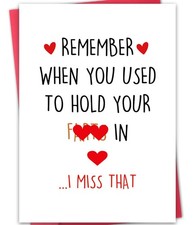 Funny Valentines Day Card for Him Her, Naughty Valentine's day Gifts