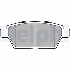 Delphi Bremsbeläge hinten für Mazda 6