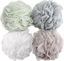 Bath Sponge Shower Loofahs 60g Mesh Pouf Bath Scrunchies Body Wash Puff Shower