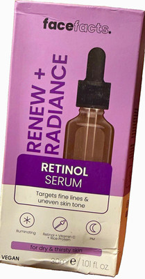 facefacts Renew + Radiance Retinol Serum mit Vitamin C vegan 30 ml