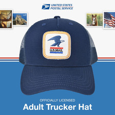 United States Postal Service Post Office Relaxed Cotton Dad Cap Hat USPS Retro United States Postal Service Post Office Relaxed Cotton Dad  main image 4
