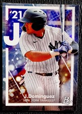 2021 Bowman Platinum Jasson Dominguez Precious Elements Prospect #PE-15 - MINT