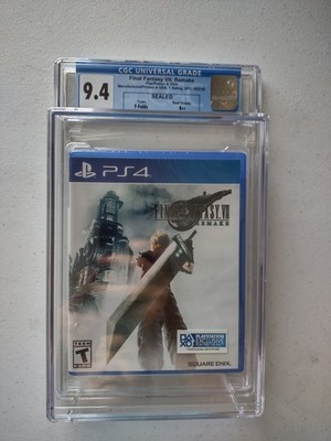 PS4 Final Fantasy VII Remake CGC 9.4 Graded Brand New Sealed