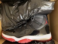 Jordan Air Jordan 11 Retro Bred High Top Black Red White Athletic Sneaker