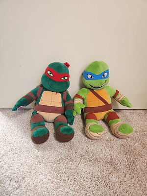 Build-A-Bear RAPHAEL  & Leonardo  TMNT Plushes