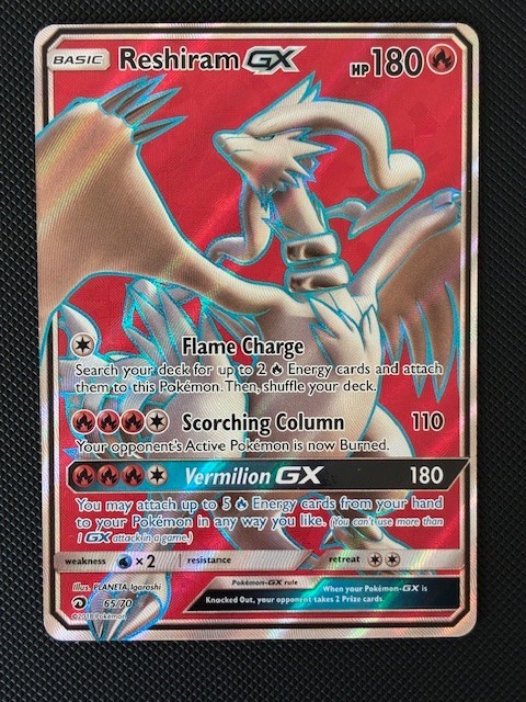 Reshiram GX 2018 Sun & Moon: Dragon Majesty #65/70 Holo (Full Art) Price  Guide - Sports Card Investor