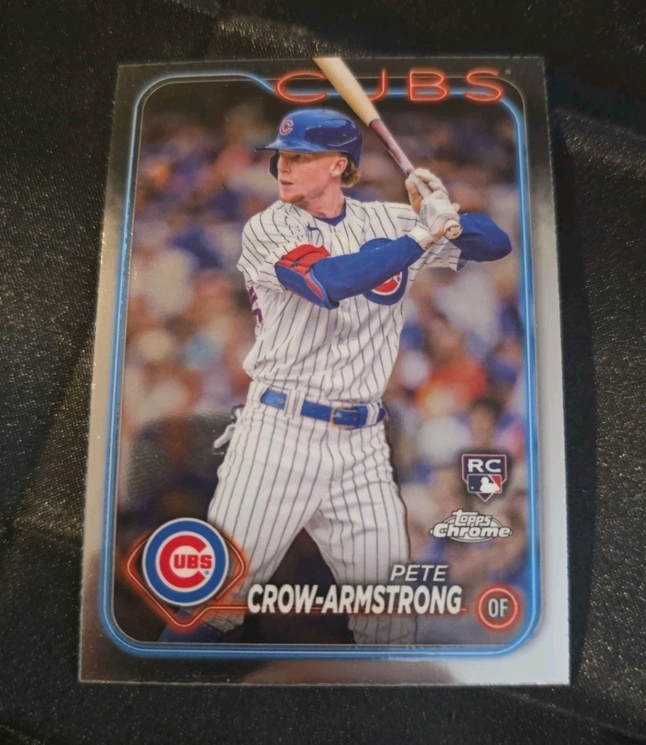 Pete Crow-Armstrong #16 Baseball Cards 2024 Topps Chrome trading card — raw and PSA graded price guide