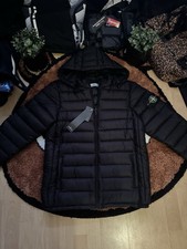 Stone Island Herren Steppjacke Schwarz XL Pol...