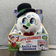 Elf On The Shelf Razzle Snowman Plush and Book Set Santaverse Christmas NEW