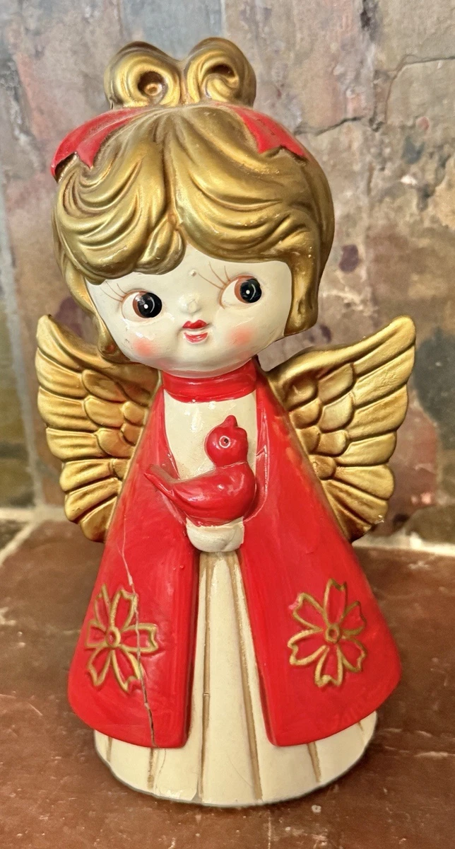 1972年製 彫刻入り角飾り USA製 1955 Year Manufactured Collectible Holiday & Seasonal Figurines