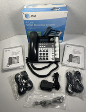AT T 1070 4-Line Small Business System Corded Telephone W/ AC Adapter Tested