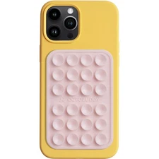 Classic - Silicone Suction Phone Case Adhesive Mount - Hands-Free, Strong Gri...