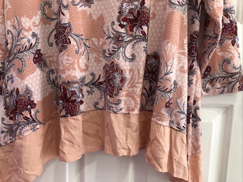 Rubino donna Rd. top floreale petite PXL manica 3/4 - Foto 9 di 10