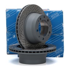 SEBRO Bremsscheiben für PORSCHE 964 3.6 Carrera RS + 968 3.0 / Turbo S hinten