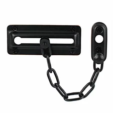 Defiant Aged Bronze Chain Door Guard – Secure Your Door with Style