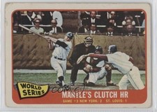 1965 Topps 1964 World Series Mickey Mantle Mantle's Clutch HR #134 HOF 2u3