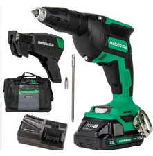 Metabo HPT Multivolt 18V Cordless Drywall Screw Gun With Battery Charger & Bag
