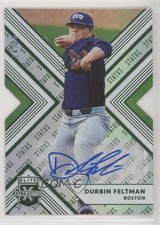 2018 Elite Extra Edition Status Emerald Die-Cut 24/25 Durbin Feltman Auto 03cg