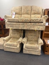 ALSTONS Fabric 3+1+1 Suite with Footstool - CS A30