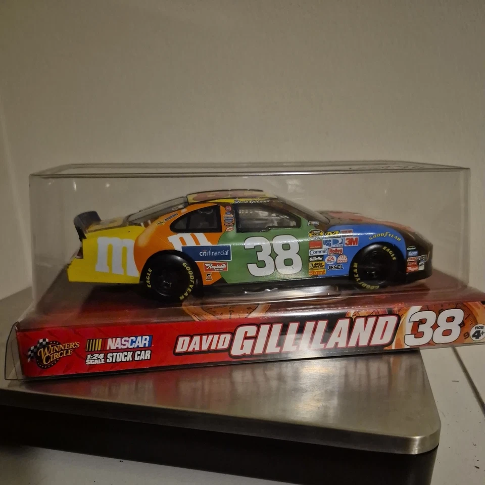 David Gilliland #38 M & M Winners Circle Ford Fusion 2007 1/24 Scale NASCAR - Image 3 of 4