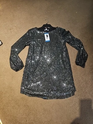Long Sleeve Sequin Mini Dress for sale | eBay