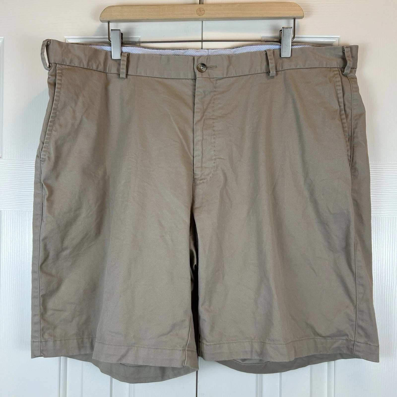 Peter Millar Men's Tan Khaki Shorts Pima Cotton Size 42