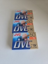 3 JVC DVC 60 (modalità 90 min Lp) Mini Dv Videocassetta Digitale DVM60ME NUOVISSIMA 